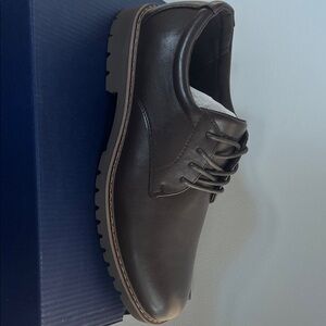 Rockport Dark Brown Leather Oxfords size 9